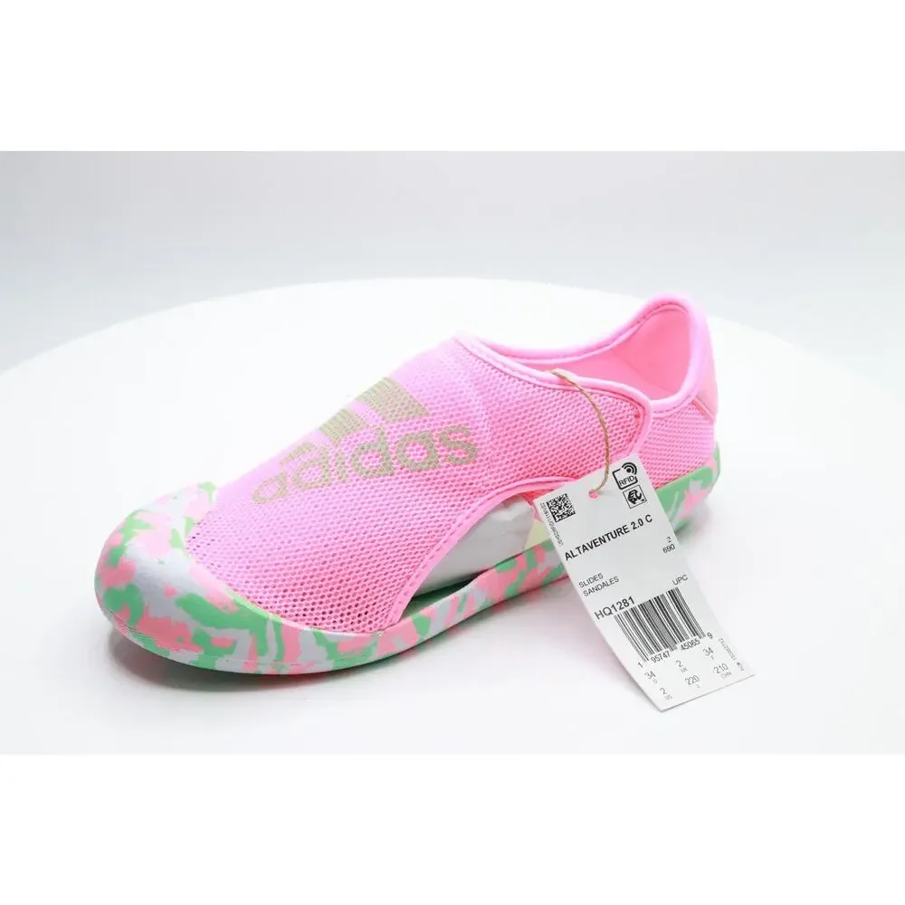 ADIDAS ALTAVENTURE SPORT SWIM SANDALS KIDS', WHITE, SIZE 2